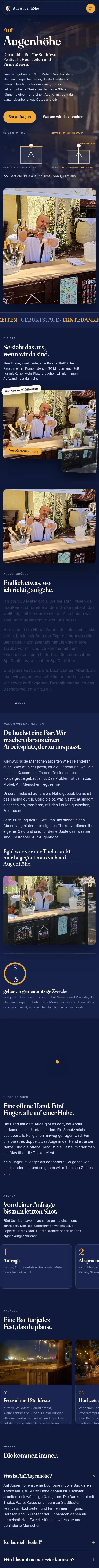 Die ganze Startseite von Auf Augenhöhe auf dem Handy
